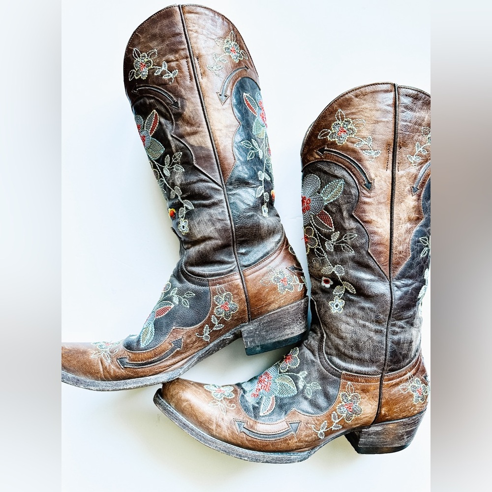 Old Gringo Bonnie Cowboy Boots Size 8